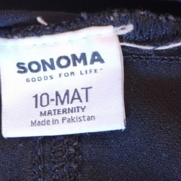Sonoma Maternity Black Pants - Picture 2 of 4